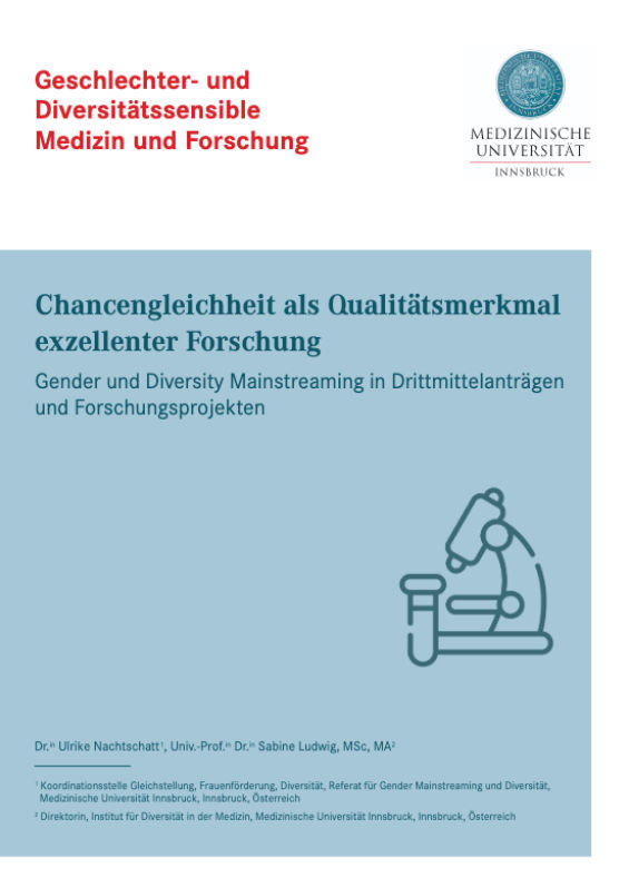 Cover Leitfaden Chancengleichheit