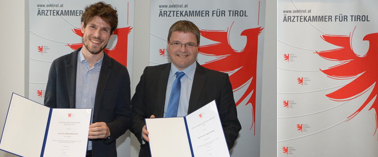 Ärztekammer Tirol zeichnet zwei Neurologen aus