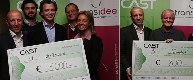 CAST Technology Award 2013: Zwei Mediziner unter den Besten