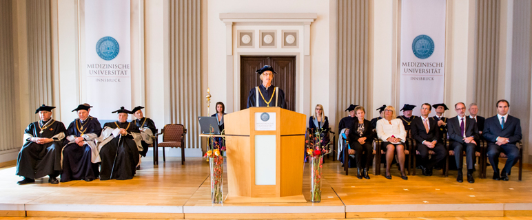 Sechster Großer Ehrungstag der Medizinischen Universität Innsbruck