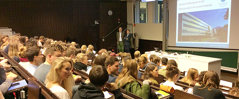 Herzliche Begrüßung für 468 neue Medizin-Studierende