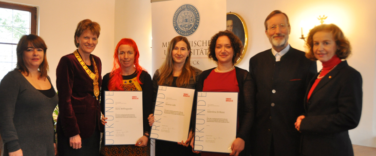 Preis der Stadt Innsbruck geht an drei Forscherinnen der Medizinischen Universität Innsbruck