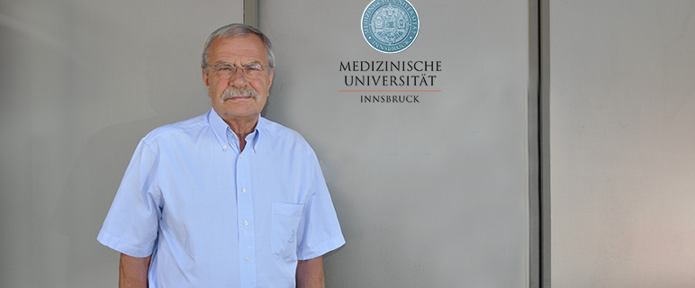 Der ehemalige Leiter der Abteilung für Radiologie II der Univ.-Klinik Innsbruck, Univ.-Prof. Dr. Dieter zur Nedden