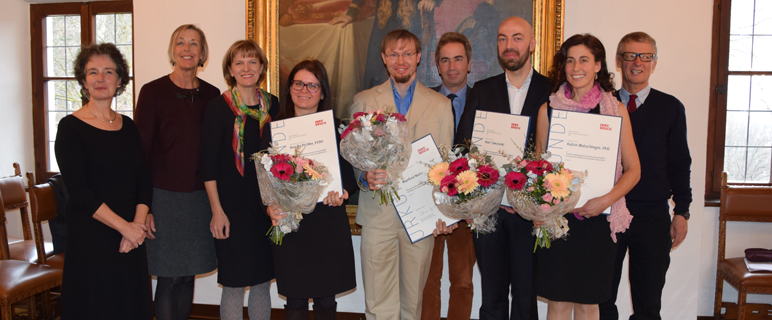 Wissenschaftspreis der Stadt Innsbruck für vier junge Forscher:innen der Medizinischen Universität Innsbruck