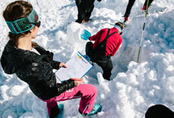 Fotos von der ersten Testreihe der Studie (Credits: Eurac Research /Thomas Schrott)