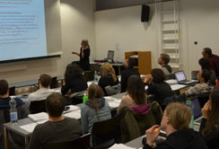 Der vom Koordinierungszentrum für Klinische Studien (KKS) und dem Servicecenter Forschung organisierte Workshop war sehr gut besucht. Foto: KKS.