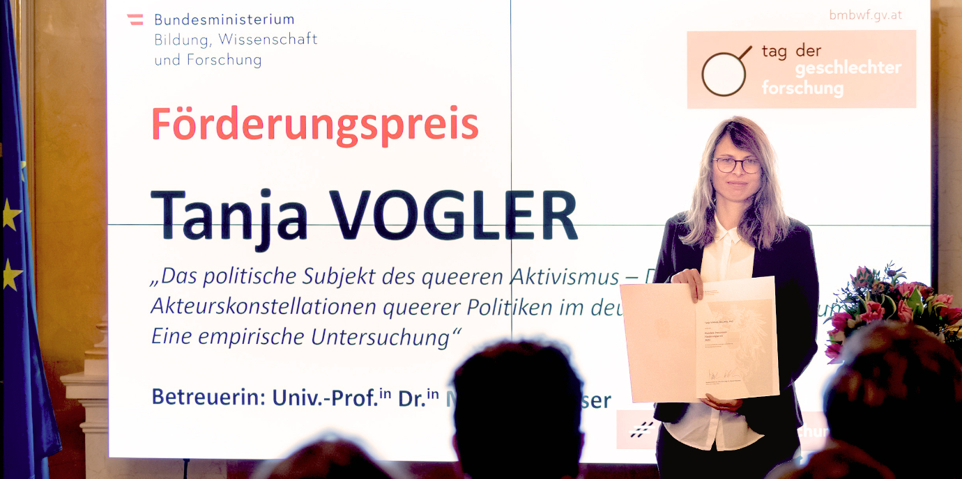 Geschlechterforscherin Tanja Vogler ist ausgezeichnet